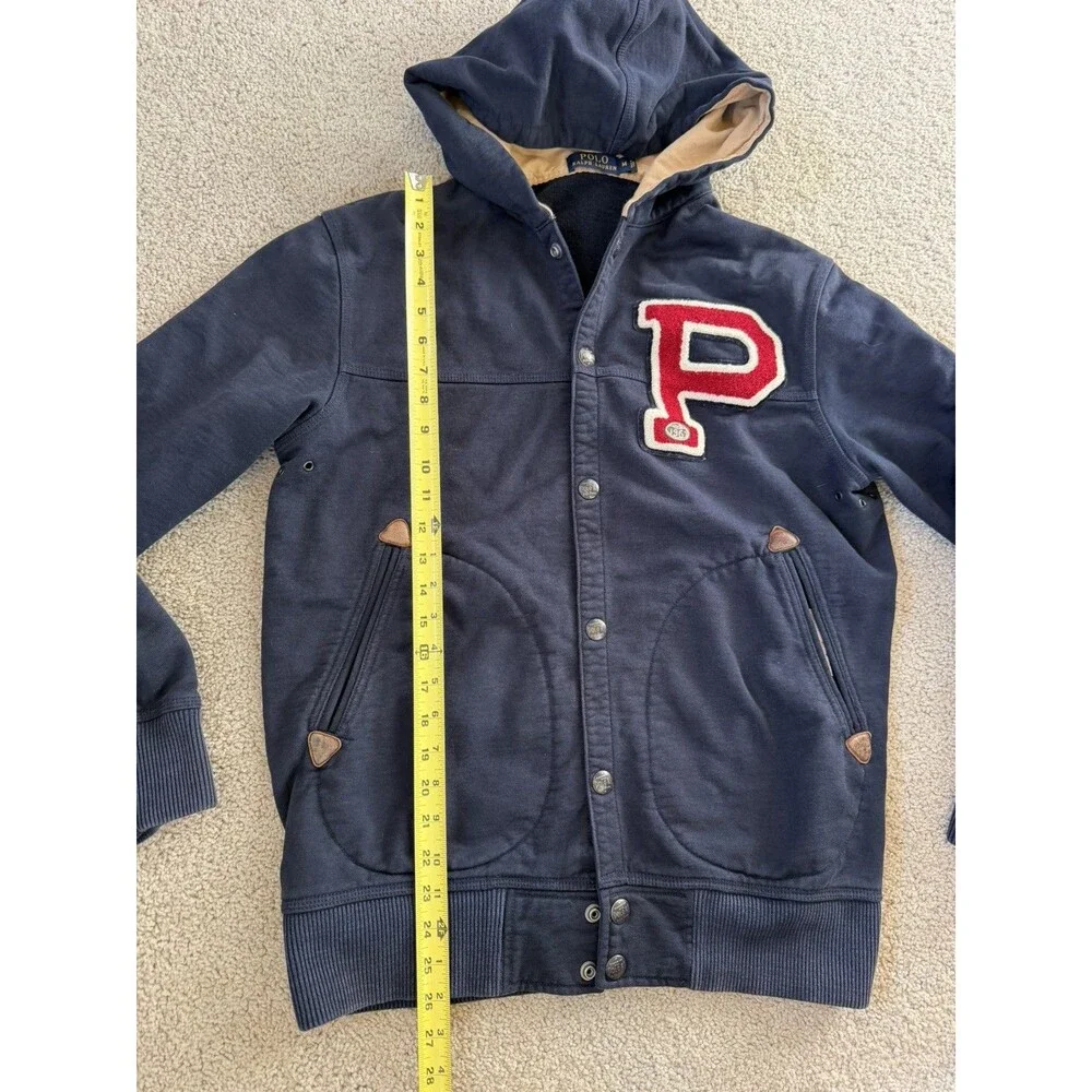 Ralph Lauren Polo Varsity Button Down Hoodie